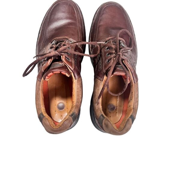 Clarks Unstructured Men's Brown Leather Lace Up   Brand: Clarks ... Casual Shoes - Picture 7 of 14